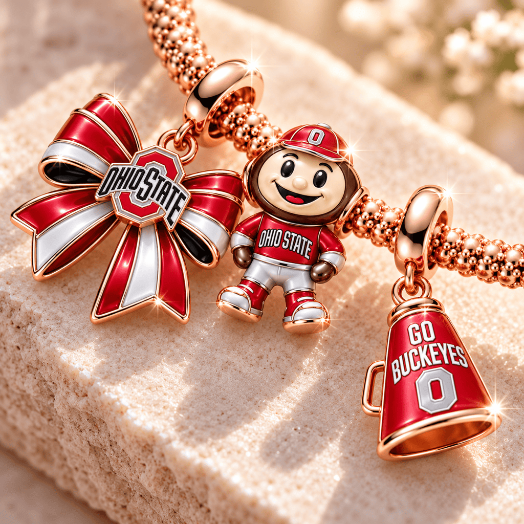 OSB Rose Gold Charm Bracelet Set TTTT