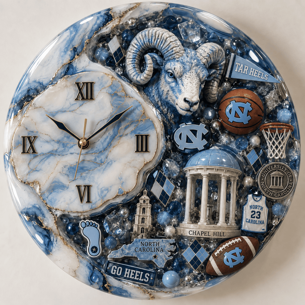 Premium UNC Statement 3D Decorative Wall Clock HTTT
