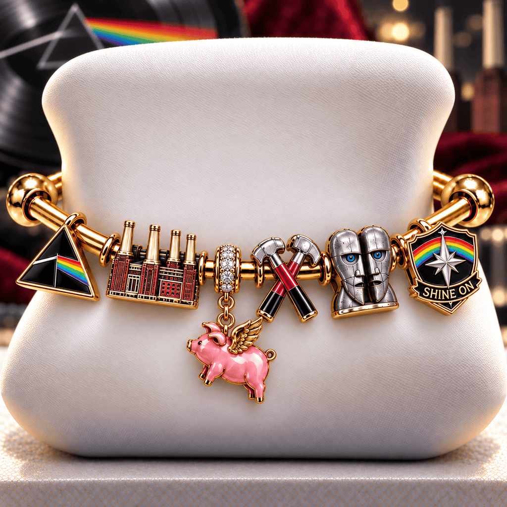 PFD Silver Charm Bracelet Set NTVA