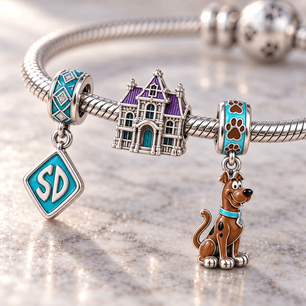 SCBD Silver Charm Bracelet Set HQH