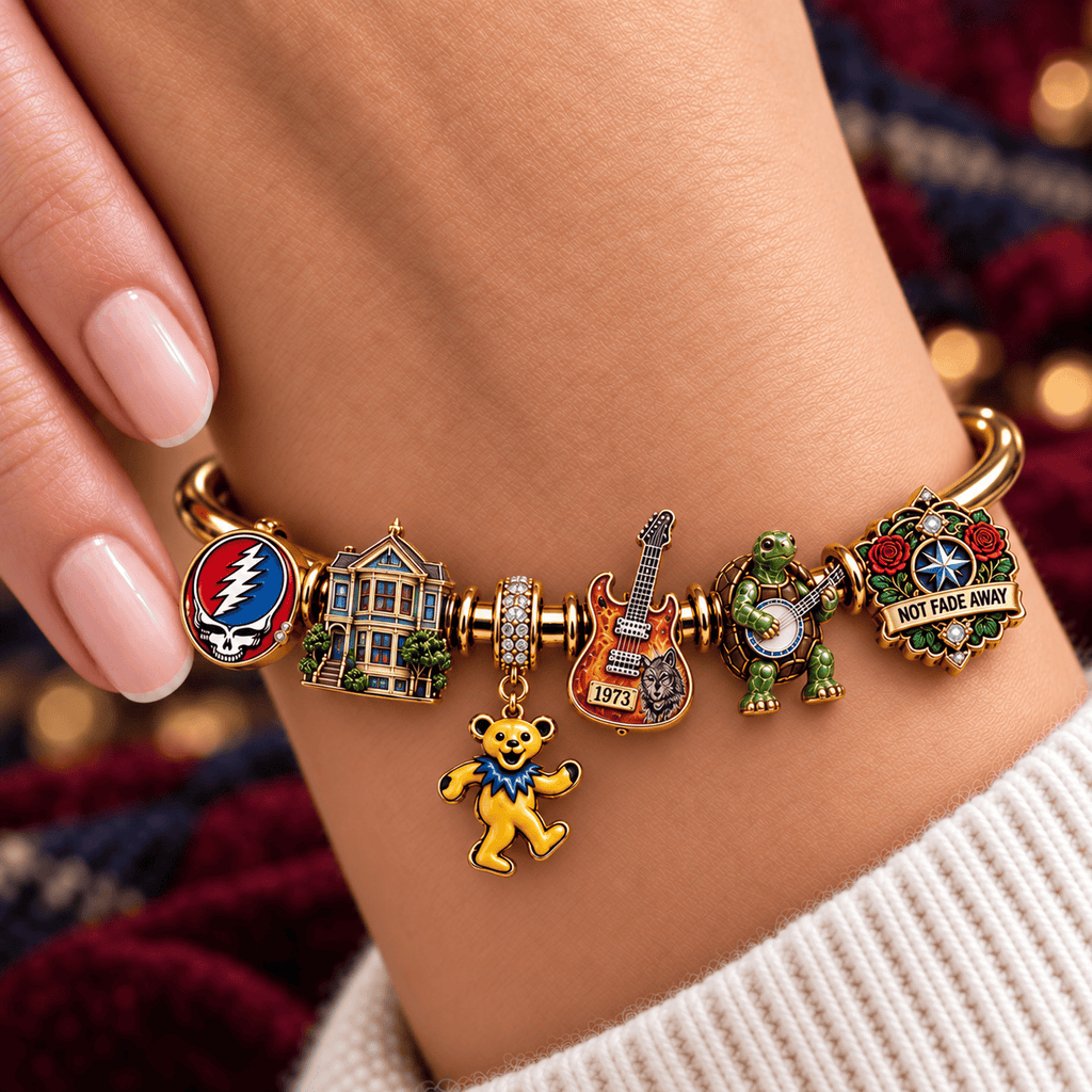 GRFD Silver Charm Bracelet Set NTVA