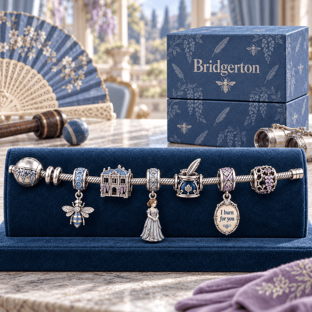 BGT Silver Charm Bracelet Set HQH