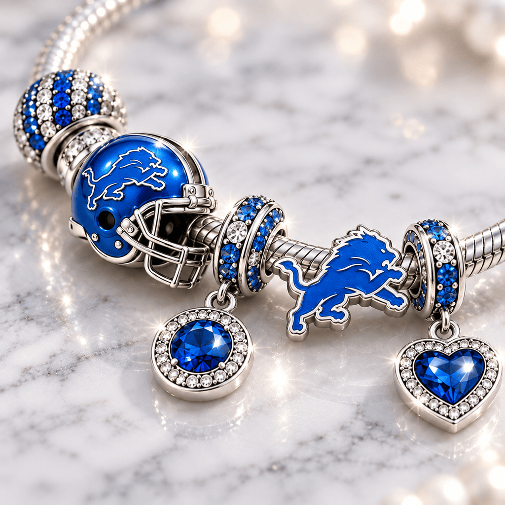 DTLN Silver Charm Bracelet Set BMD