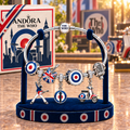TWO Silver Charm Bracelet Set TMH