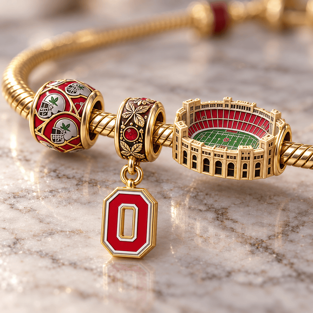 OSB Gold Charm Bracelet Set HQH