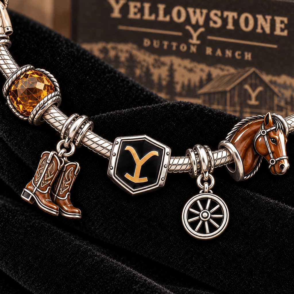 YLST Silver Charm Bracelet Set TTTT