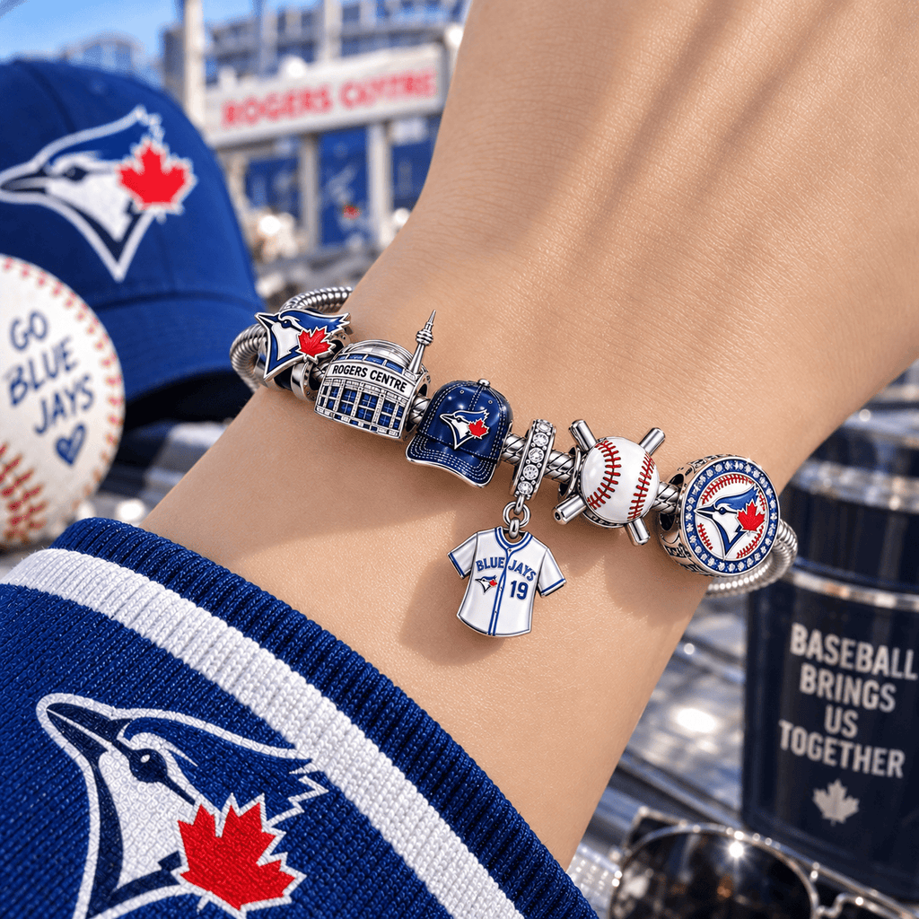 TBJ Silver Charm Bracelet Set PTT