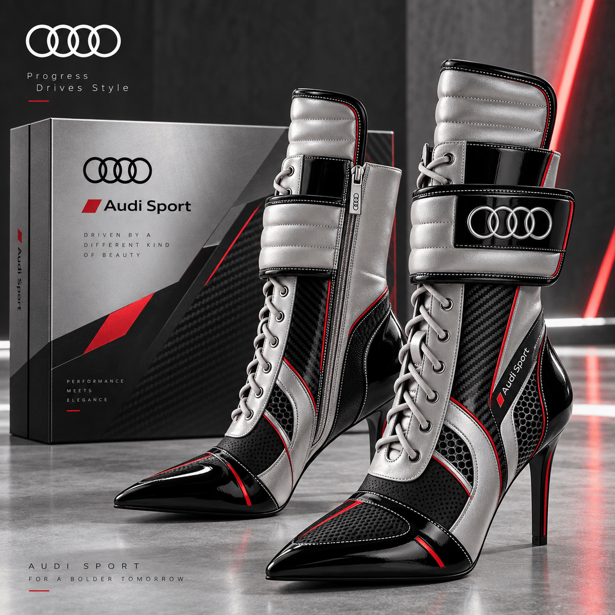 Premium AUDI Leather Boots TNSM